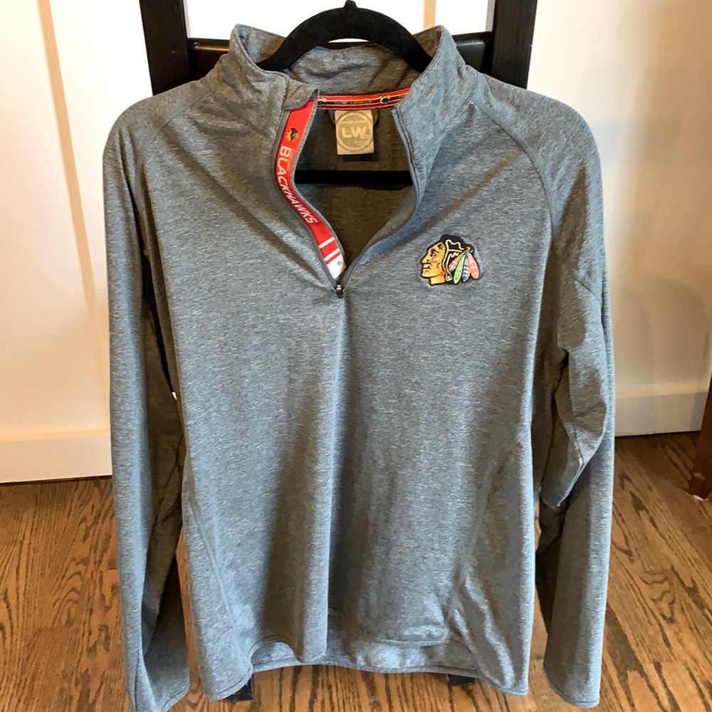 Level Wear Blackhawks Performance 1/4 Zip - Medium